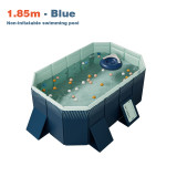 Large Swimming Pool Foldable Frame Pools Garden Family 1.6-3M Thicked Wear-Resistance Outdoor Non-Inflatable Summer Water Games