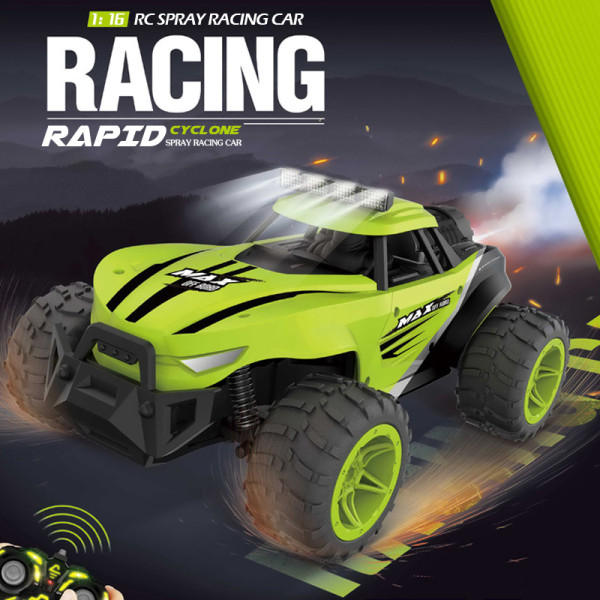 1:16 Rc Car Spray High-Speed Competition All Terrain 4X4 Off Road Vehicle Remote Control Car with Electric Car Toys for Boys