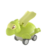 Mini Pull-Back Dinosaur Car for Kids Children's Toy Car Pressing Sliding Vehicle Kids Dinosaur Toys Childern Gift Inertial Car