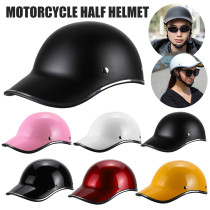Motorcycle Helmet Baseball Cap Adjustable Bike Half Helmet Scooter MTB Cycling Safety Hard Hat for Women Men Bicycle Helmets