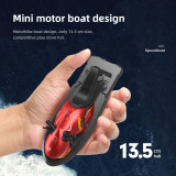 Remote Control Boat For Pools / Lakes 2.4Ghz Rc Motor Boats Mini Size Model High Speed Racing Boats Kids Toy Boys Girls Gift