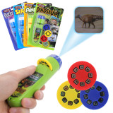 Projection Flashlight Toy Educational Toy Children's Early Education Fun Luminous Toy Dinosaurs Ocean Animal Cognition