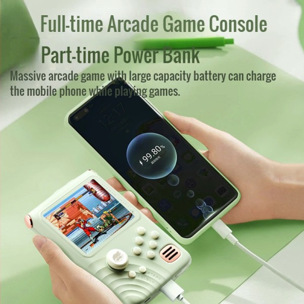 Newest Game Console with 3.5-inch IPS Screen 6000 mAh Power Bank 16-bit 10000 Games Handheld Portable Arcade Machine