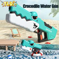 Electric Water Gun Kids Toy Large Size Automatic Soaker Crocodile Automatic Blaster Summer Outdoor Party Games Childern Gift
