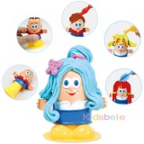 House Play Toy Toys for Girls Role Play Dough Creative 3D Educational Toys Design Hairstylist Model Toys Childern Gift