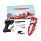 RC Boat Kids Toy Remote Control Speedboat Double Motor Radio-Controlled Ship High Speed Summer Outdooer Games Childern Gift