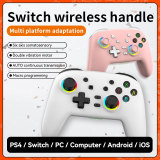 Wireless Game Handle Bluetooth Controller 2.4G Six-axis Somatosensory Multi-function Gamepad for Switch PS4