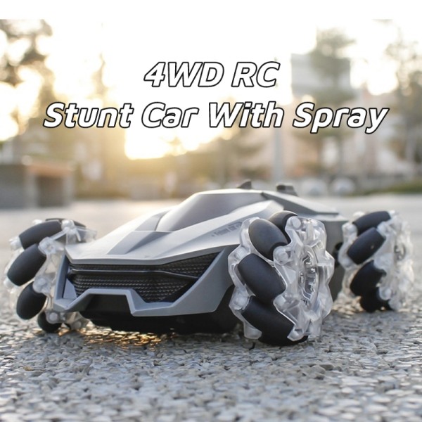 1:24 Rc Car with Spray 4Wd Remote Control Drift Car Off-Road Vehicle with Light Music Radio Control Driving Car Toys for Boys