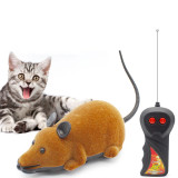Remote Control Mouse Toy Electronic Motion/moving Wireless Squeaky Emulation Mouse for Cat Dog Scary Trick Toys Pet Supplies