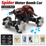 2.4G Spider Rc Stunt Car Water Bomb Remote Control Car Rc Tank Drift Spray Car Crawler 360 Degree Multifunctional Kids Toys
