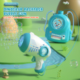 New Dinosaur Bubble Gun Toys for Kids Electric Bubble Machine Automatic Bubble Maker Soap Bubble Guns Party Games Children Gift