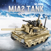 Tank Building Blocks Kids Toys Assembled Toys Military Micro Army Clawer Bricks Collection Figures Kit Model Children Gift M1A2
