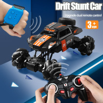 RC Stunt Car 4WD Remote control car Tank RC Child Toy Scale Cars Watch On Radio Control With Light Toys For Boys 3 to 10 years