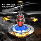 RC Helicopter Toys for Boys RC Plane Remote Control Airplane with Light Usb Charging Radio Controlled Aircraft Childern Gift
