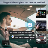 Wireless CarPlay Adapter for Android Bluetooth Dual WiFi 2.4GHz/5GHz Auto Car Receiver Adapter for lPhone CarPlay Converter Plug