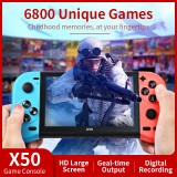 X50 X50max Handheld Game Console 5.1 Inch High-definition Nostalgic Retro Handheld PSP Game Player GBA double joystick