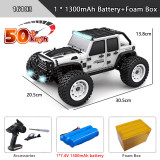 16102 1:16 50KM/H 4WD RC Car With LED Light Remote Control Cars High Speed Drift Monster Truck for Kids vs Wltoys 144001 Toy