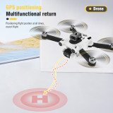 RC Drone with 4K Camera Remote Control Quadcopter GPS Obstacle Avoidance Dual Cameras Foldable Radio Controlled Helicopter