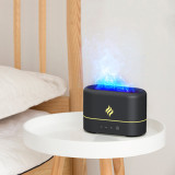 250ML 7 Color Simulation Flame Air Humidifier USB Ultrasonic Essential Oil Diffuser Air Freshener Aromatherapy Diffuser for Home