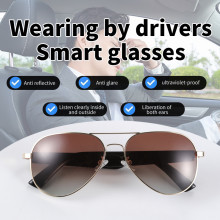 Smart Bluetooth Audio Glasses Call Listening to Music Navigation Sunglasses UV380 UV Support 15 Minutes Fast Charge