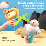 Water Gun Kids Toy Small Water Machine Cartoon Gun Toy Cute Pistol Spray Summer Outdoor Games Beach Play Bath Toy Childern Gift