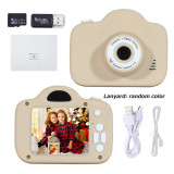 Kids Camera Toy 2Inch HD IPS Screen Child Selfie Camera with Lanyard USB Charging Digital Video Camera for Children Party Gifts