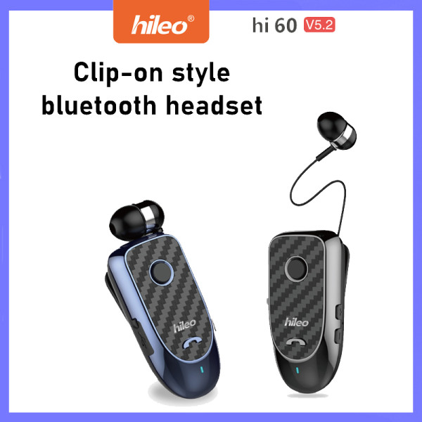 Hileo Hi60 Wireless Bluetooth Earphones Headset Car Earbuds Call Remind Vibration Clip Driver