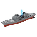 RC Boat Toy for Pool Lake emote Control Boats Simulation Warship Model Mini Battleship Toys Radio-Controlled Boat Childern Gift