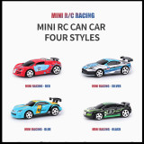 4Pcs 1:58 Can Size Mini Rc Car 2.4G High Speed Mini Car Electric App Control Vehicle Micro Racing Toy Gift Collextion for Boys