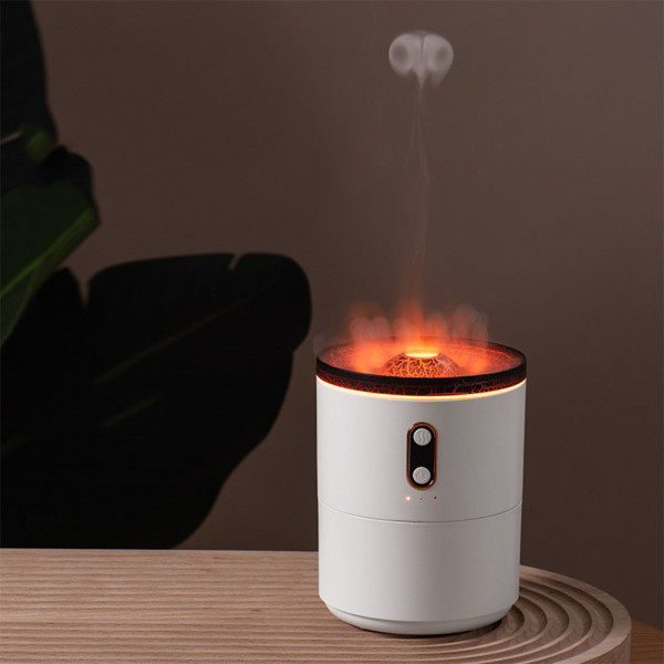 Bicolor Jellyfish Electric Aroma Diffuser Moisturize Skin Flame Mini Water Diffuser Automatic Spraying for Friends Family Gifts
