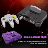 Replacement Plastic Housing Shell Translucent Case Video Console Case For Nintendo N64 Retro Video Game Console Transparent Box
