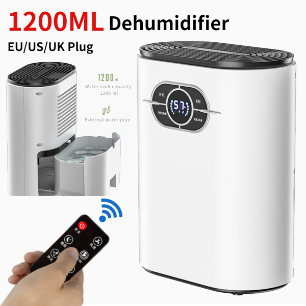 1200ML Dehumidifier For Home Air Dehumidifier Fast Dry Clothes Mini Bathroom Air Dryer Moisture Absorber Indoor Moisture Proof
