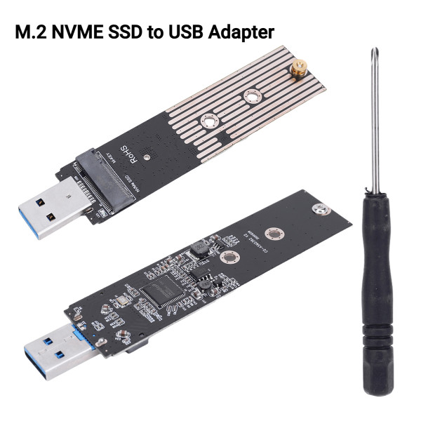 M.2 NVME Hard Disk Converter 10Gbps Gen 2 Convert Card Plug and Play SSD To USB Adapter Card for Samsung WD Black Intel NVME SSD