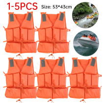Adult  Life Vest Outdoor Swimming Sailing Drifting Surfing Boating Water Sports Safety Life Jacket Survival Suit with Whistle