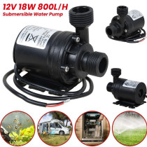 Garden High Pressure Pump DC 12V Submersible Pump 18W Brushless Water Pump IP68 Waterproof Low Noise High Performance Lift 5M