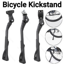 Bicycle Kickstand Parking Rack Support Aluminium Alloy Side Kick Stand Foot Brace Adjustable MTB Road Bike Holder Footrest