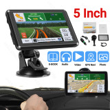5 Inch Car GPS Navigation HD Touch Screen FM Transmitter Car GPS Navigator 256M+8G Europe America Map Portable GPS Navigators