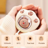 3-in-1 Winter Hand Warmer Power Bank USB Rechargeable Pocket Warmer 2-speed Adjustable Cartoon Portable Electric Hand Heater