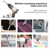Air Duster Portable Handheld Auto Vacuum Cordless Powerful Home Car Dual Use Deep Cleaning for Car Interior Sofa Carpet Keyboard