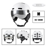 Skiing Helmet With Goggles Winter Outdoor Sports Ski Helmet Safety Skiing Snowboard Snow Skateboard Helmet For Women Men Kids