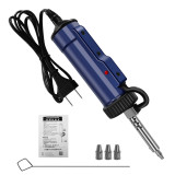 BBT-580 Automatic Vacuum Soldering Remove Pump With 3 Suction Nozzles Portable Electric Solder Tin Sucker Desoldering Machine