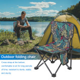 Portable Camping Chair Strong Load-bearing Capacity Foldable Fishing Chair Outdoor Picnic Tourism Travel Stool Garden Furniture