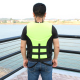 Neoprene Life Vest Lightweight Adults Life Jackets Safety Buckle Swimming Boating Skiing Driving Vest Survival Suit for Surfing