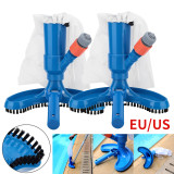 Swimming Pool Vacuum Cleaning Kit Cleaning Disinfect Tool Suction Head Pond Fountain Spa Pool Vacuum Cleaner Brush with Handle