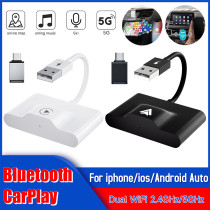 Wireless Carplay Dongle for IOS Type-C USB Car Navigation Multimedia Player Bluetooth WIFI Android Auto Carplay AI Box Adapter