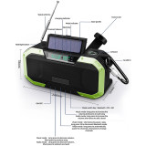 Multifunctional Portable Radio Crank AM/FM Emergency Radio Solar Power Hand Crank USB charger 5000mAh Power Bank for Cellphone