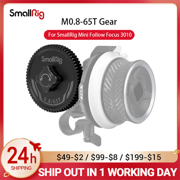 SmallRig M0.8-65T Gear for SmallRig Mini Follow Focus 3010 Comes With Standard 0.8 MOD and 65 Teeth 3200