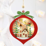 Christmas New Decorations LED Luminous Christmas Tree Star Pendant Scene Arrangement