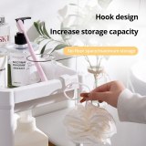 White Storage Rack Four Layers Environment Protection For Storing Items in the Kitchen and Bathroom Home Storage Items