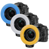 RF-550D 48 Macro LED Ring Flash Light With 8 Adapter Ring For Nikon Canon Pentax Olympus Panasonic DSLR Camera aro de luz Kits
